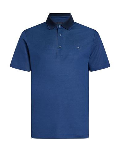 Man Polo shirt Blue Size S Cotton
