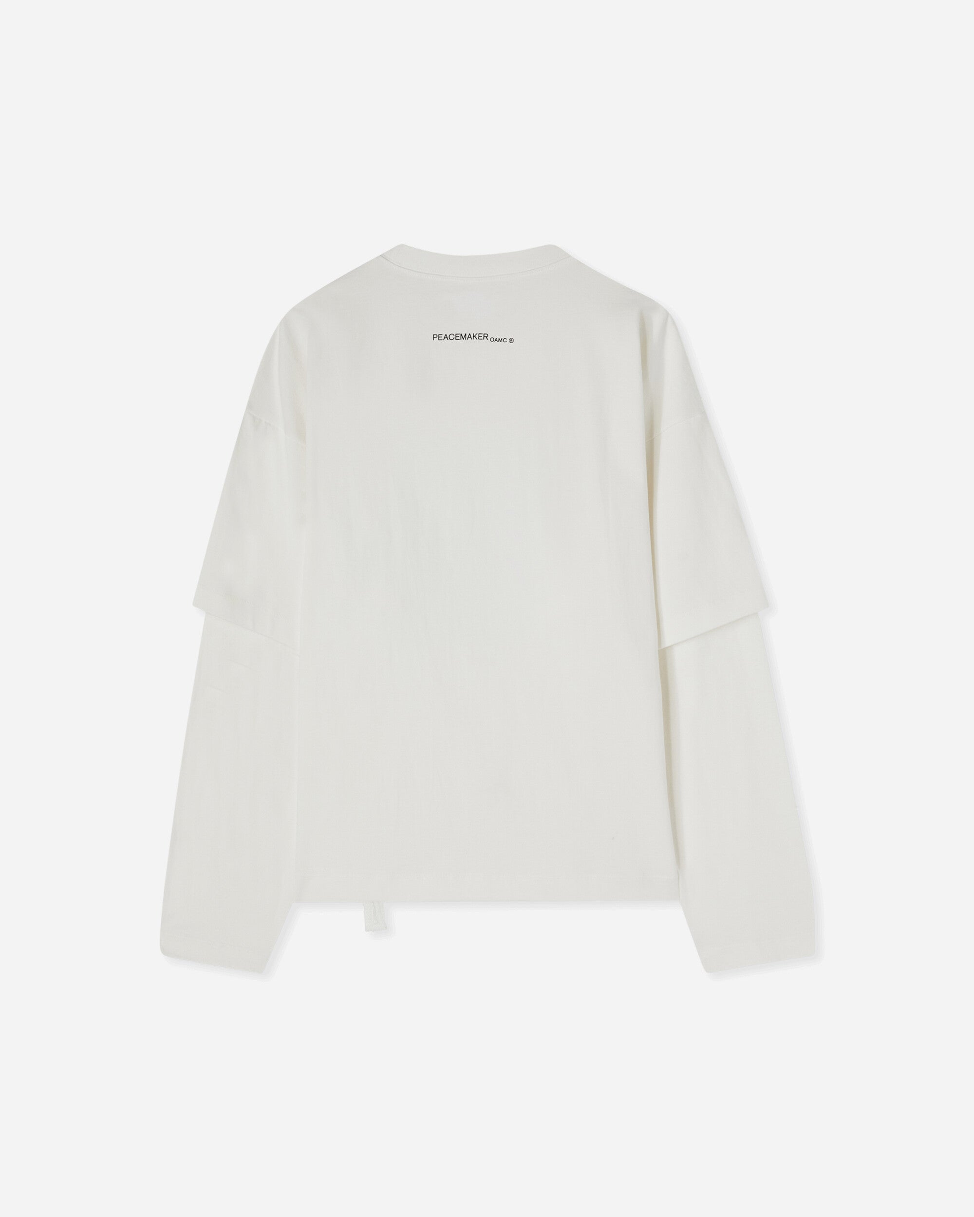 Men s Lighter Double Layer Boxy T-Shirt Snow White