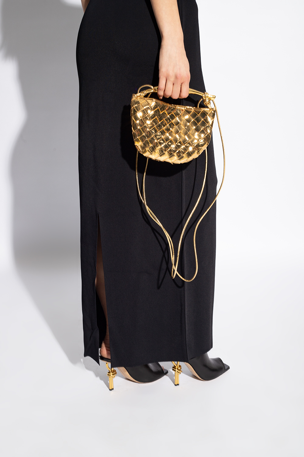 ‘Sardine Mini’ Shoulder Bag, Women's, Gold