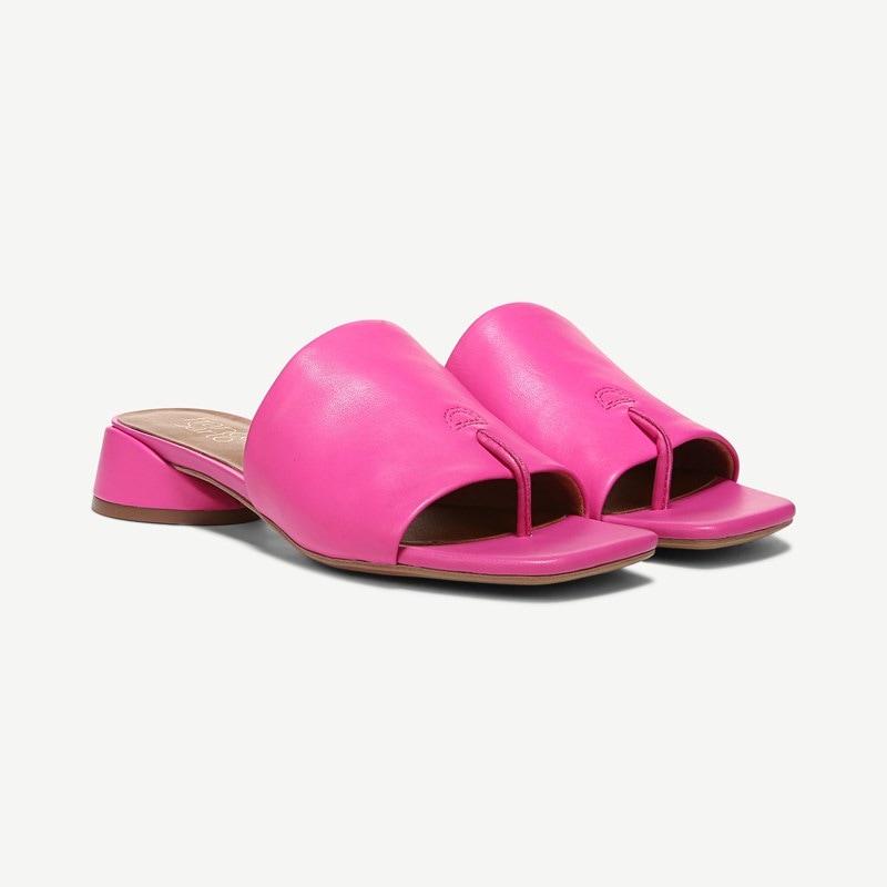 Shoes Loran Sandal Fuchsia Leather
