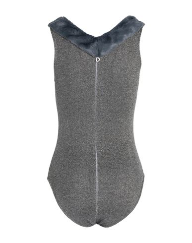 Woman Bodysuit Grey Size S Viscose, Polyamide, Metallic fiber