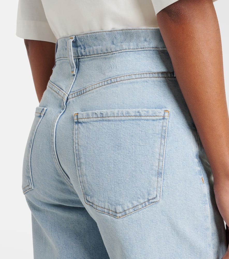 Ren high-rise wide-leg jeans
