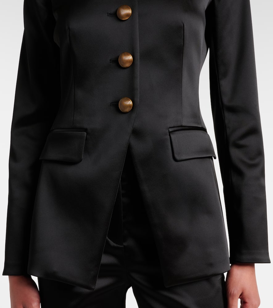 Cynthia satin blazer