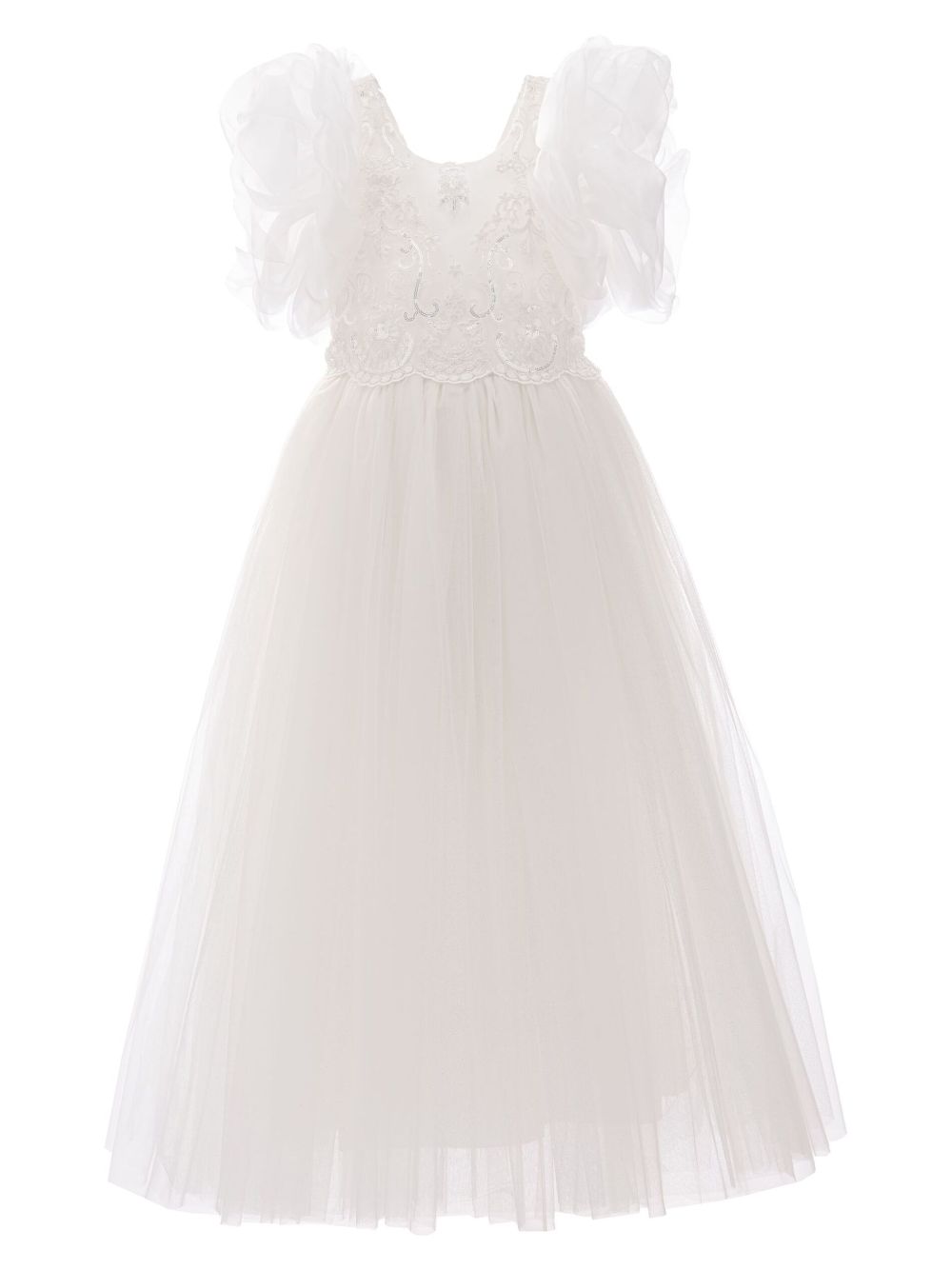 Montclair embroidered dress - White