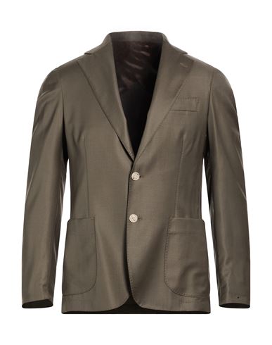 Man Blazer Military green Size 40 Virgin Wool