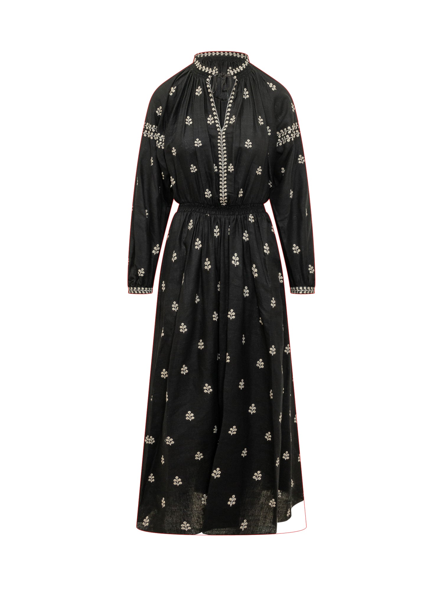 Luxe Mini Suit with Embroidered Accents and Gathered Waist