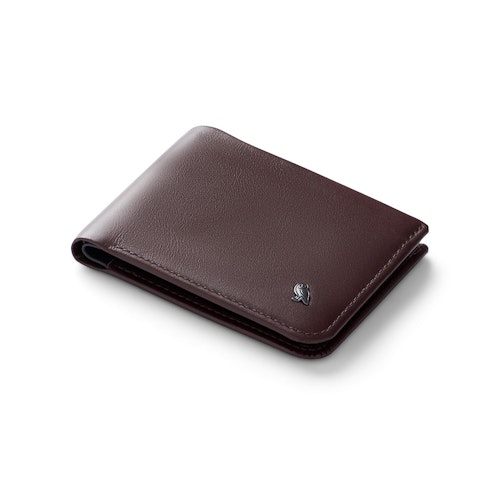 Hide & Seek Wallet Slim Men's Wallet, Bifold, RFID Blocking Deep Plum
