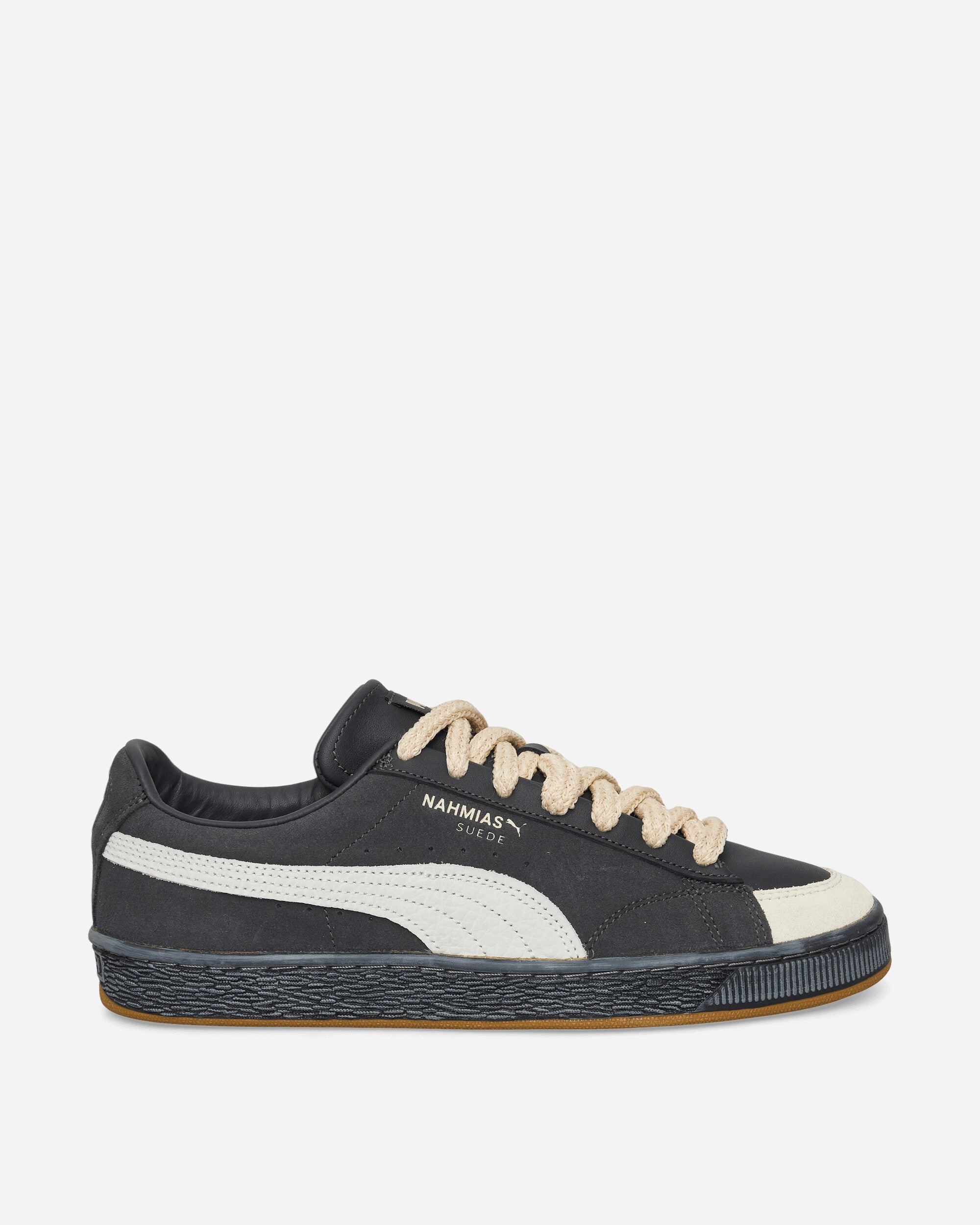 Men's x Nahmais Suede 'Vintage Black' Sneaker Flat Dark Gray/Vapor Gray/Honey Butter