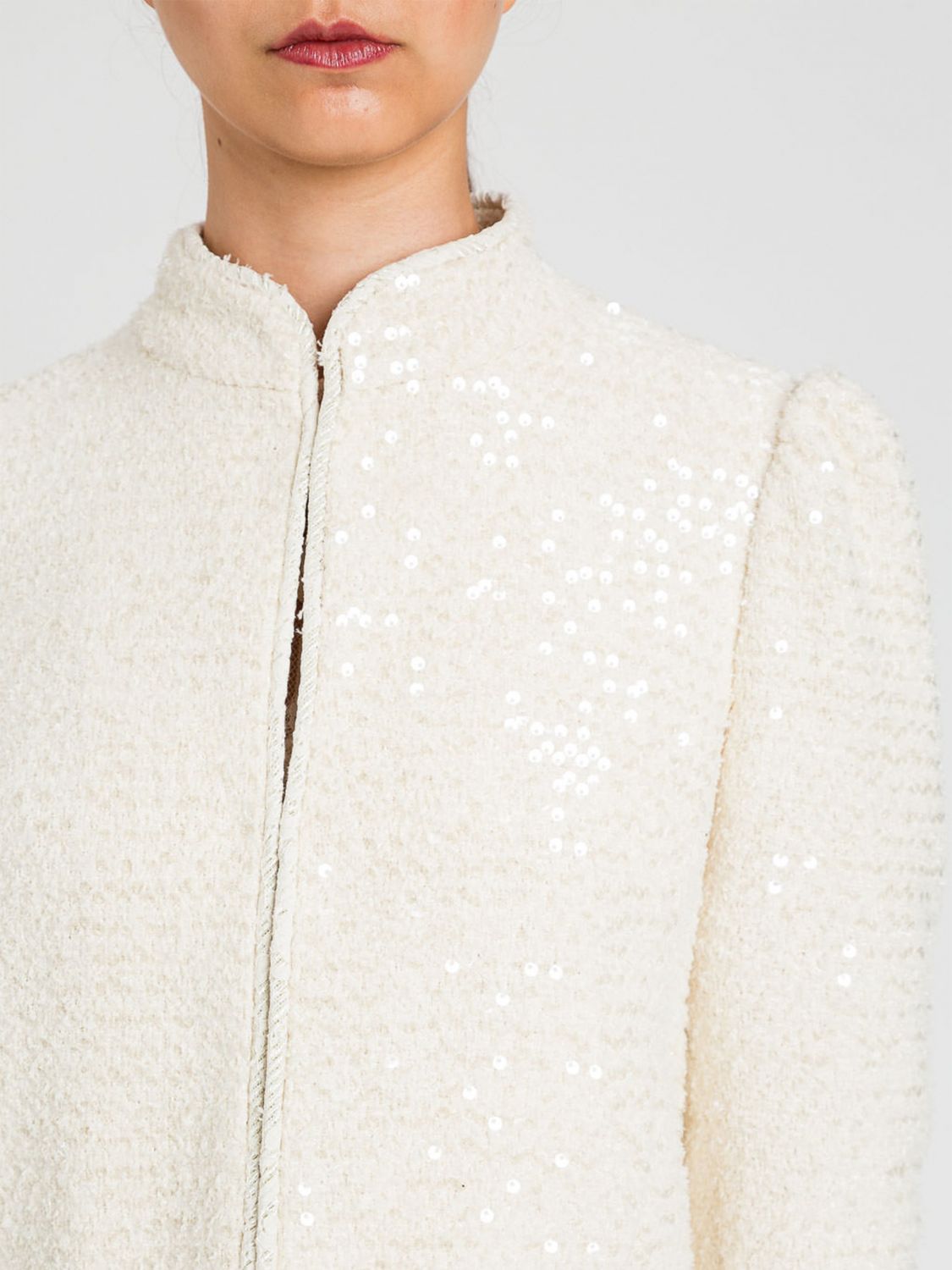 Jacket Woman color Pearl