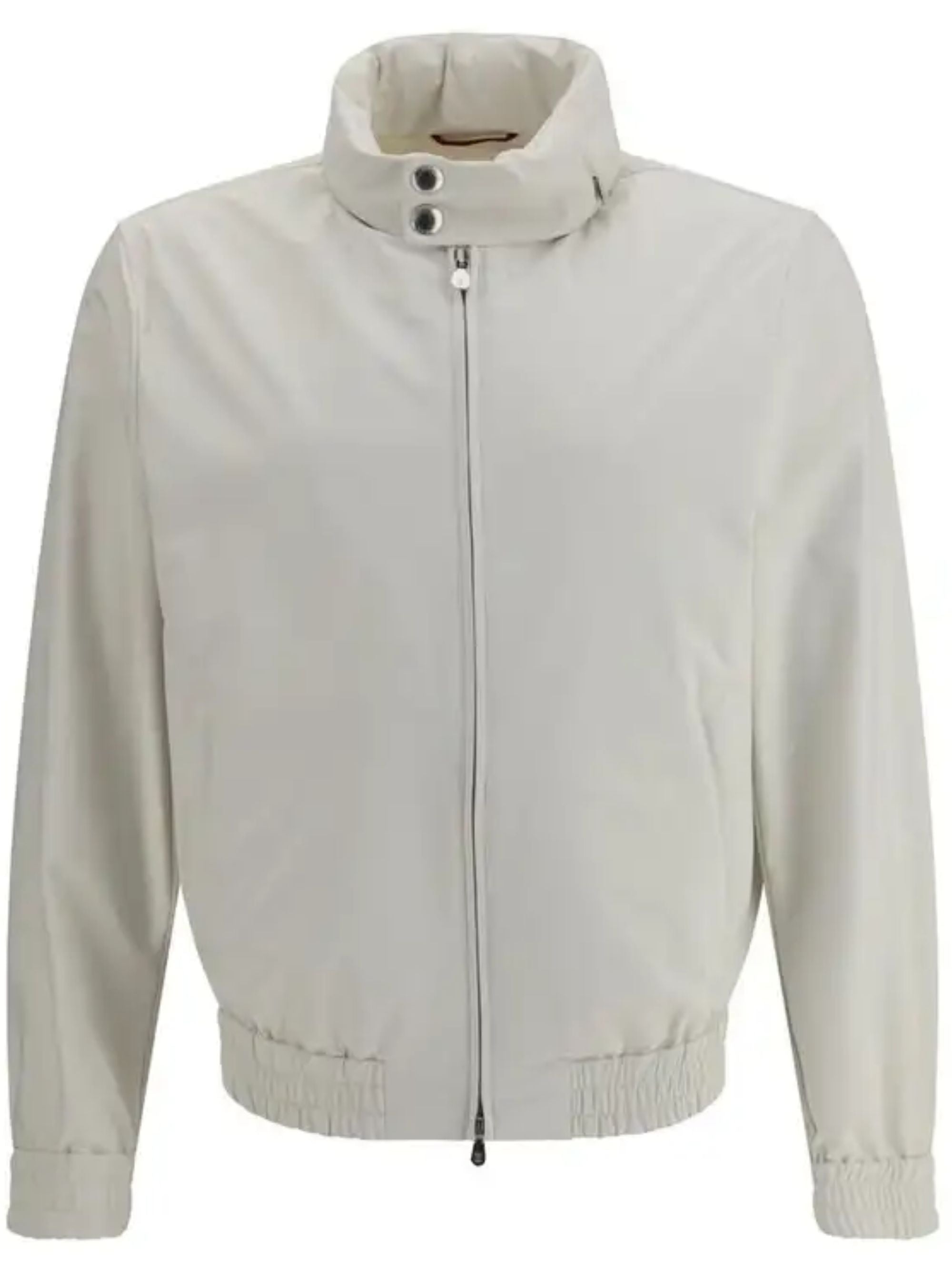 Snap-buttoned Zip-fastening Jacket