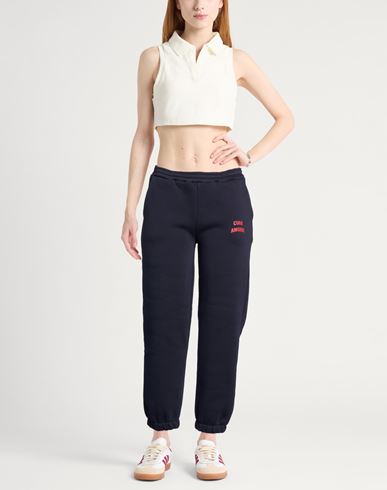 Ciao Amore Woman Pants Navy Size S Cotton, Polyester