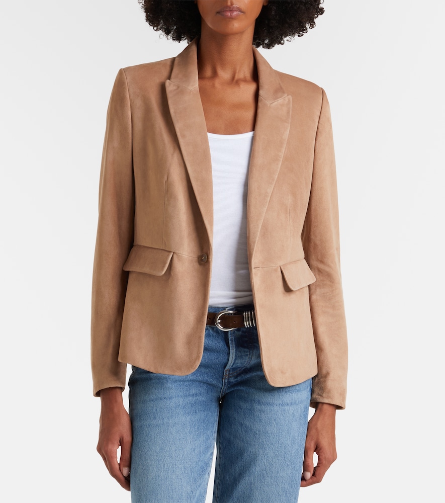 Suede blazer