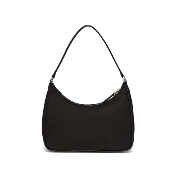 Re-Edition 2005 Re-Nylon Mini Hobo Bag 'Black'