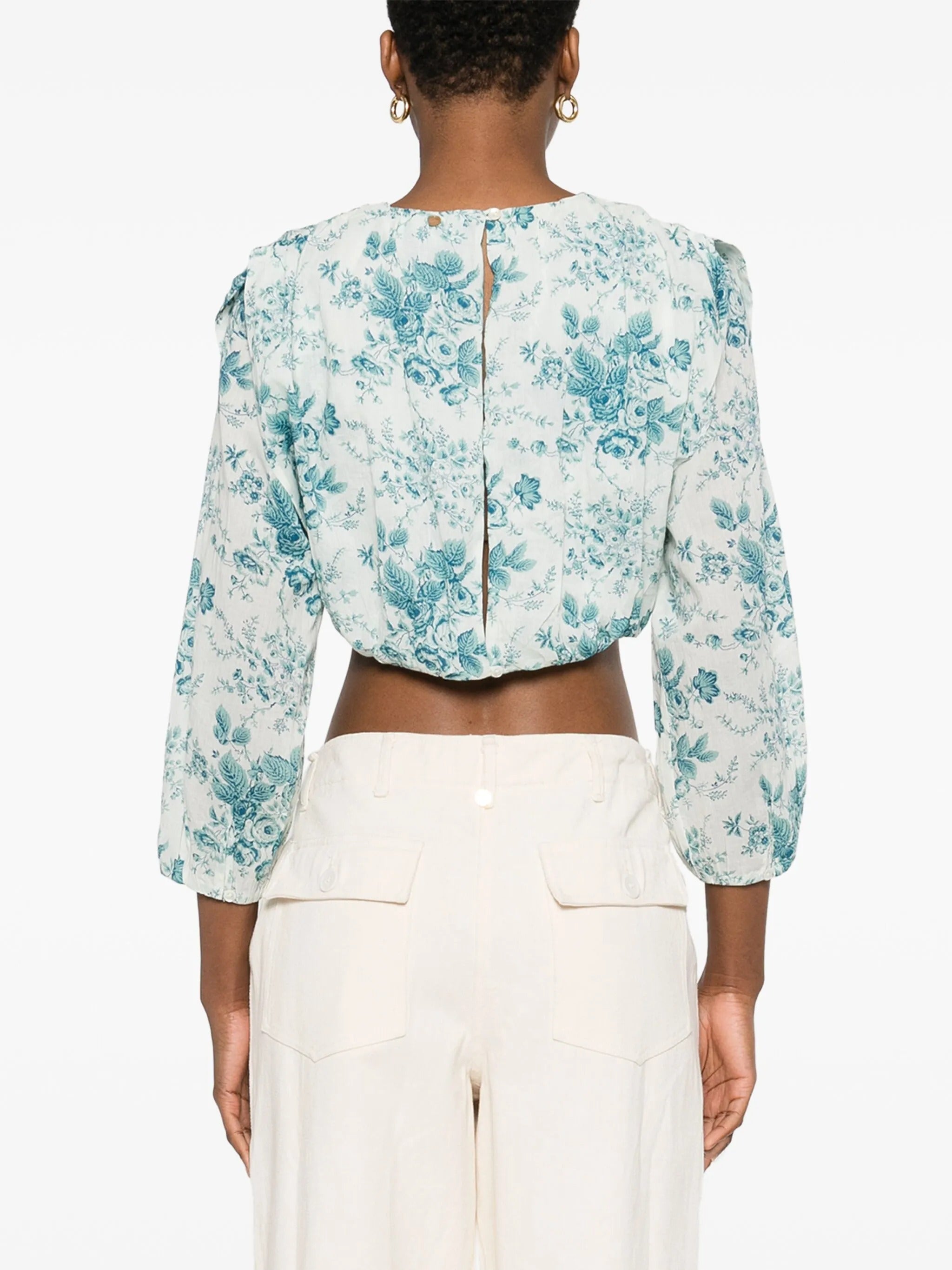 Antik Batik Cinz Crop Top