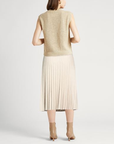Woman Midi skirt Light grey Size L Wool, Cashmere, Silk