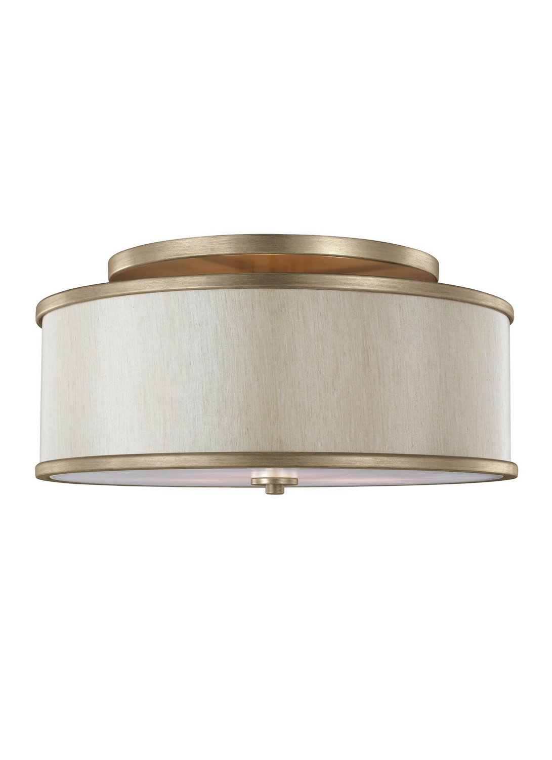 Sunset Gold Three Light Semi-Flush Mount from the Lennon Collection