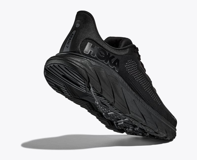 HOKA Men's Arahi 7 Shoes in Black/Black