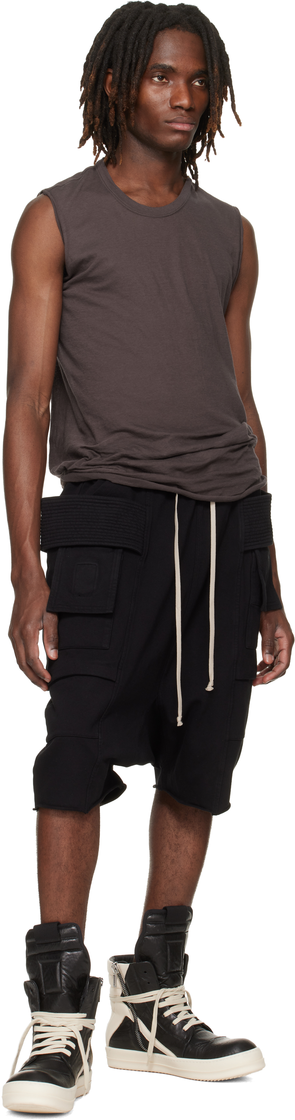 Black Temple Creatch Pods Cargo Shorts