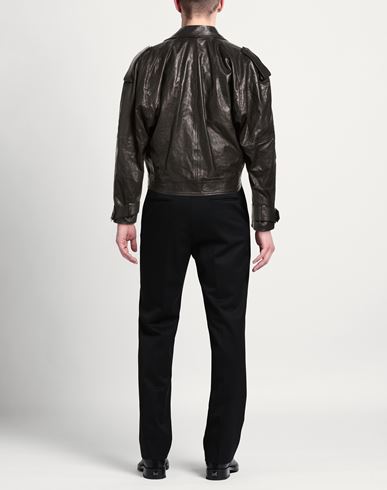 Marsēm Man Jacket Black Size 38 Leather