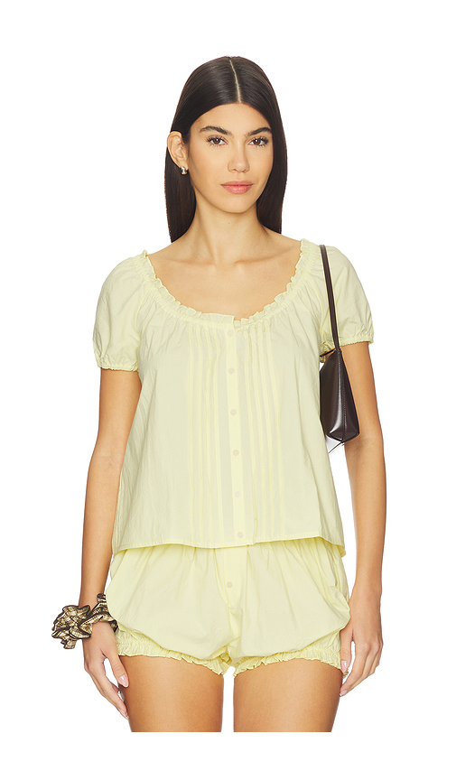 My Mum Made It Morning Blouse in Yellow. XXXL. Also in L, M, S, XL, XS