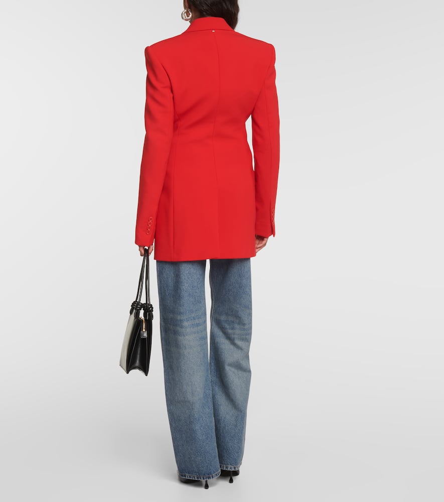 Vischio double-breasted wool-blend blazer