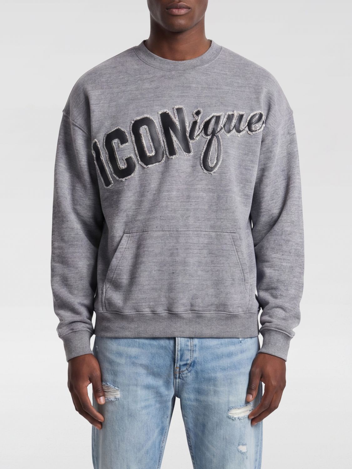 Sweatshirt Men color Grey