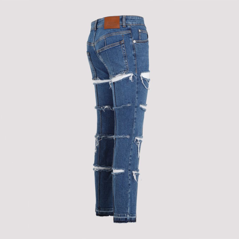 Denim Blue Stone Wash Jeans