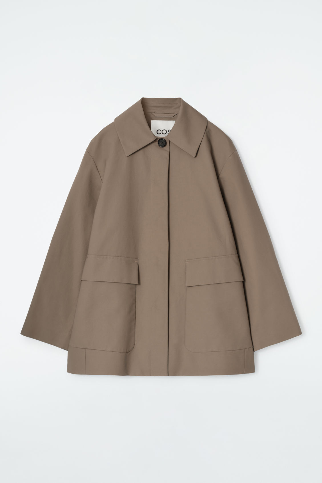 COLLARED COTTON CAR JACKET