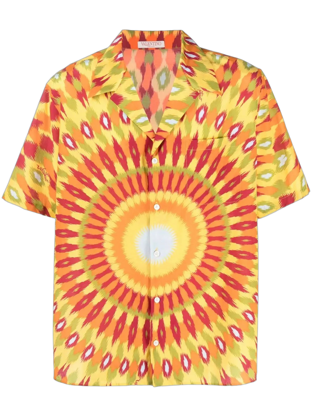 Graphic-Print Shirt — Yellow