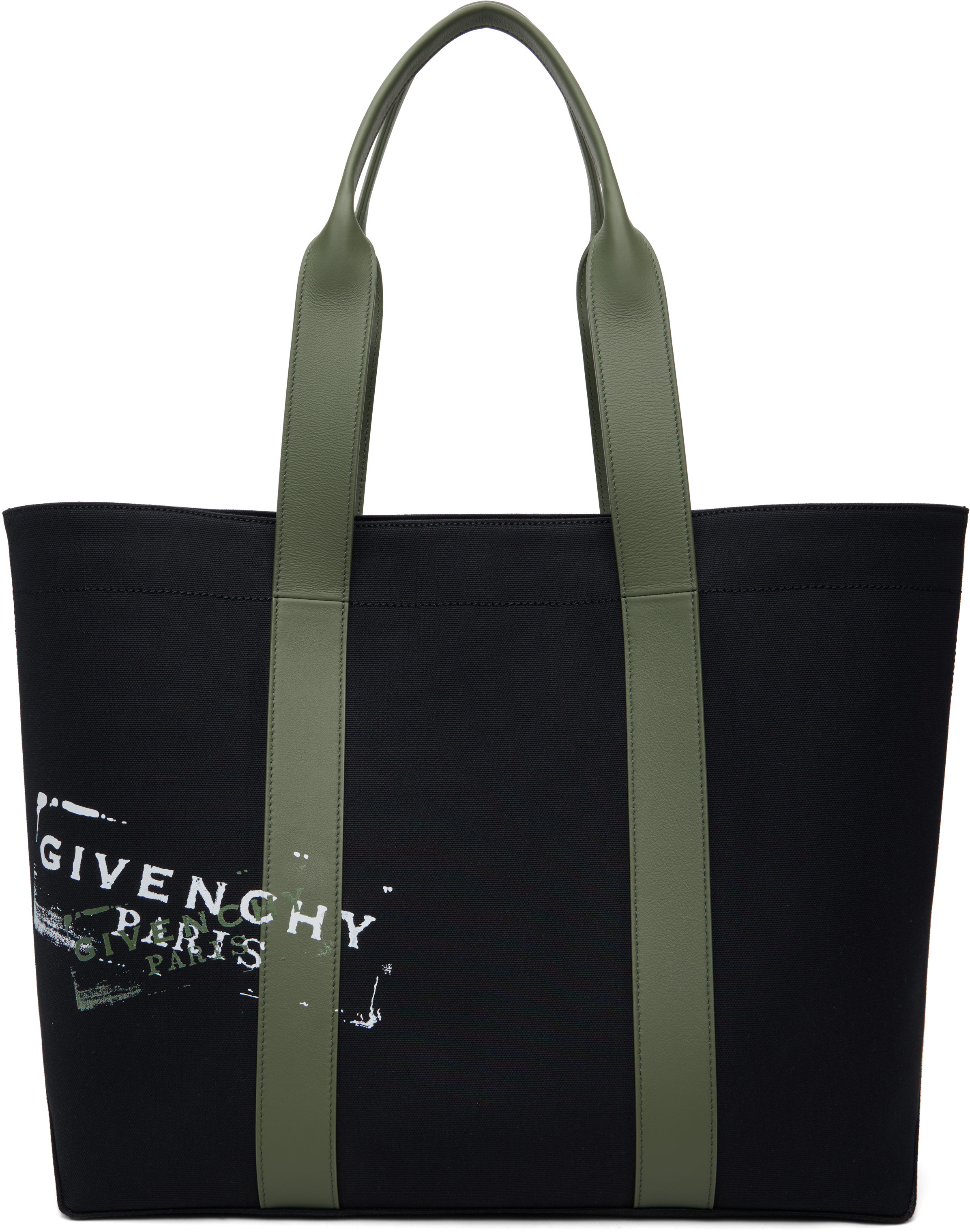 Black Large Canvas Tote