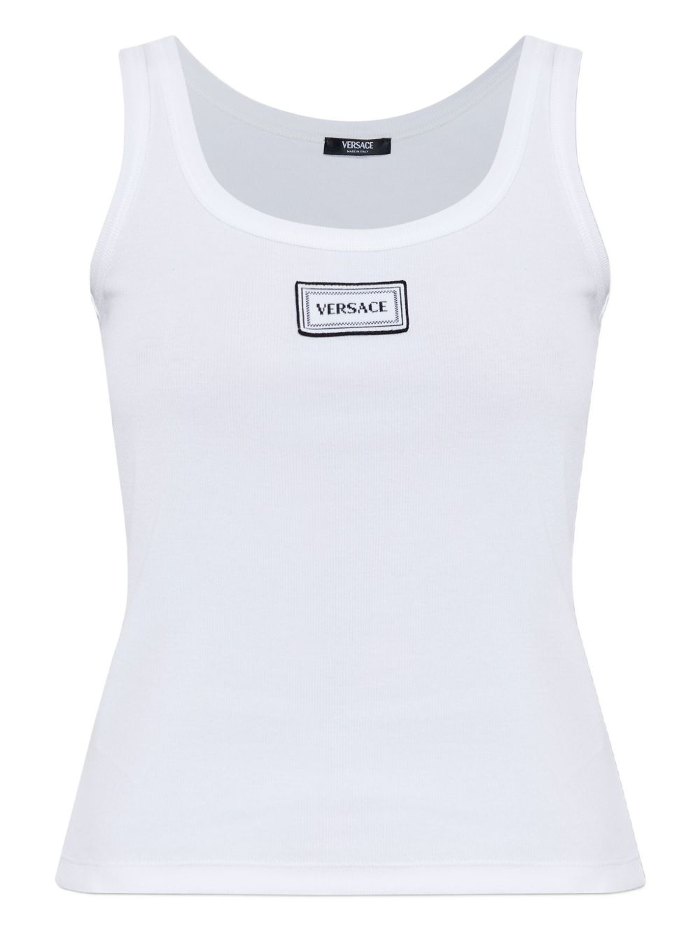 Logo cotton tank top