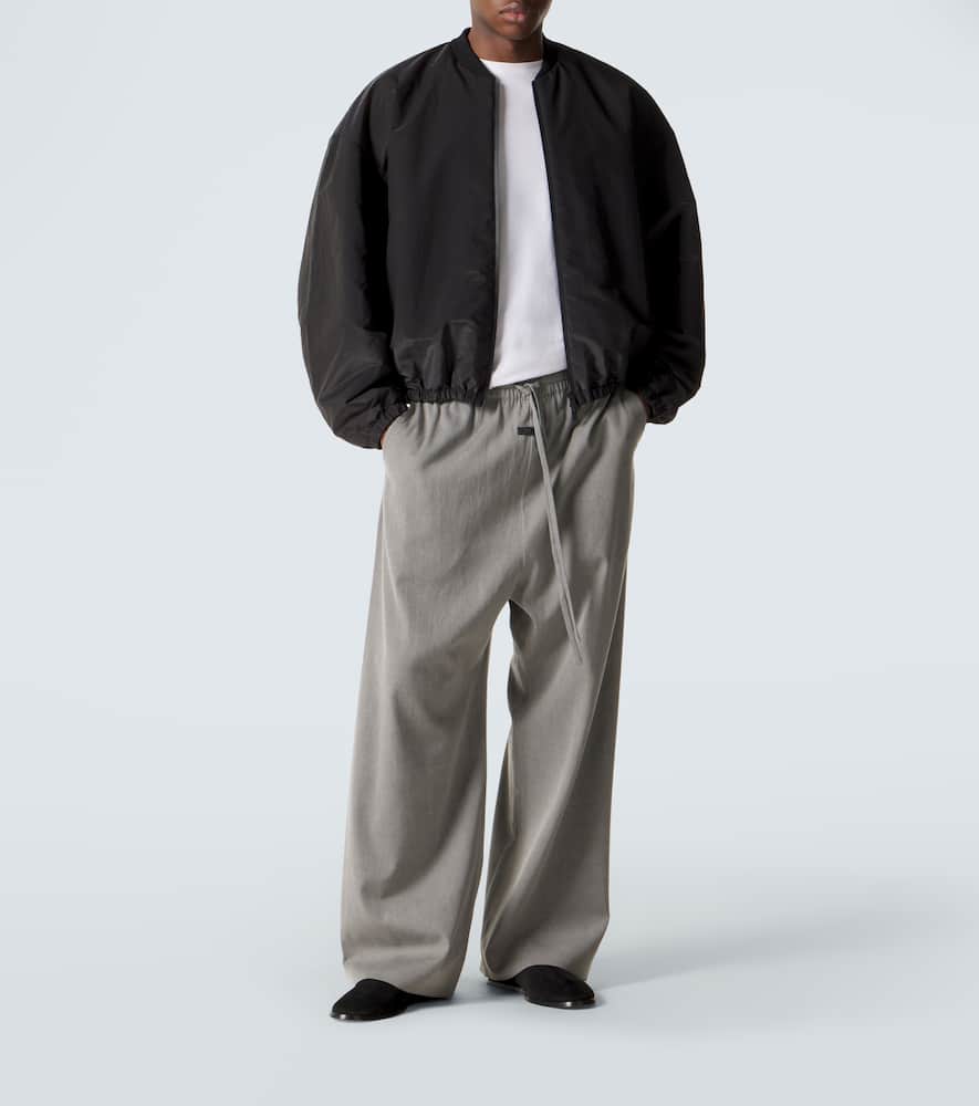 Padded bomber jacket