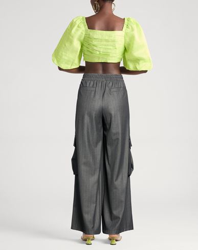 Woman Pants Grey Size S Polyester, Viscose, Elastomultiester