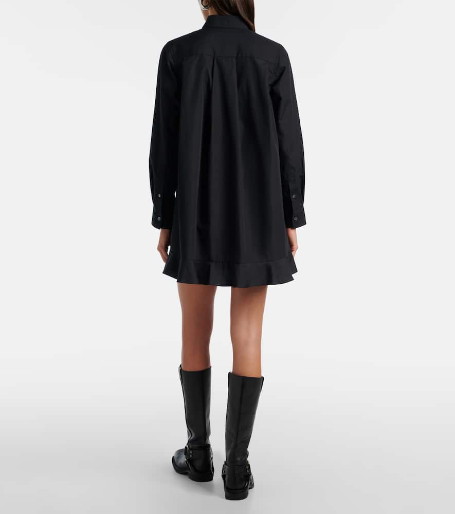 Poplin shirt dress