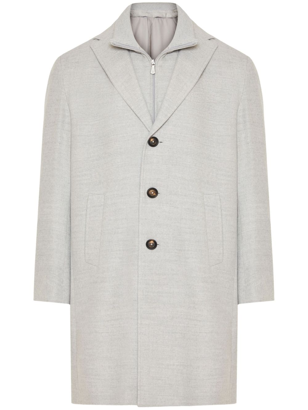 Layered coat - Grey