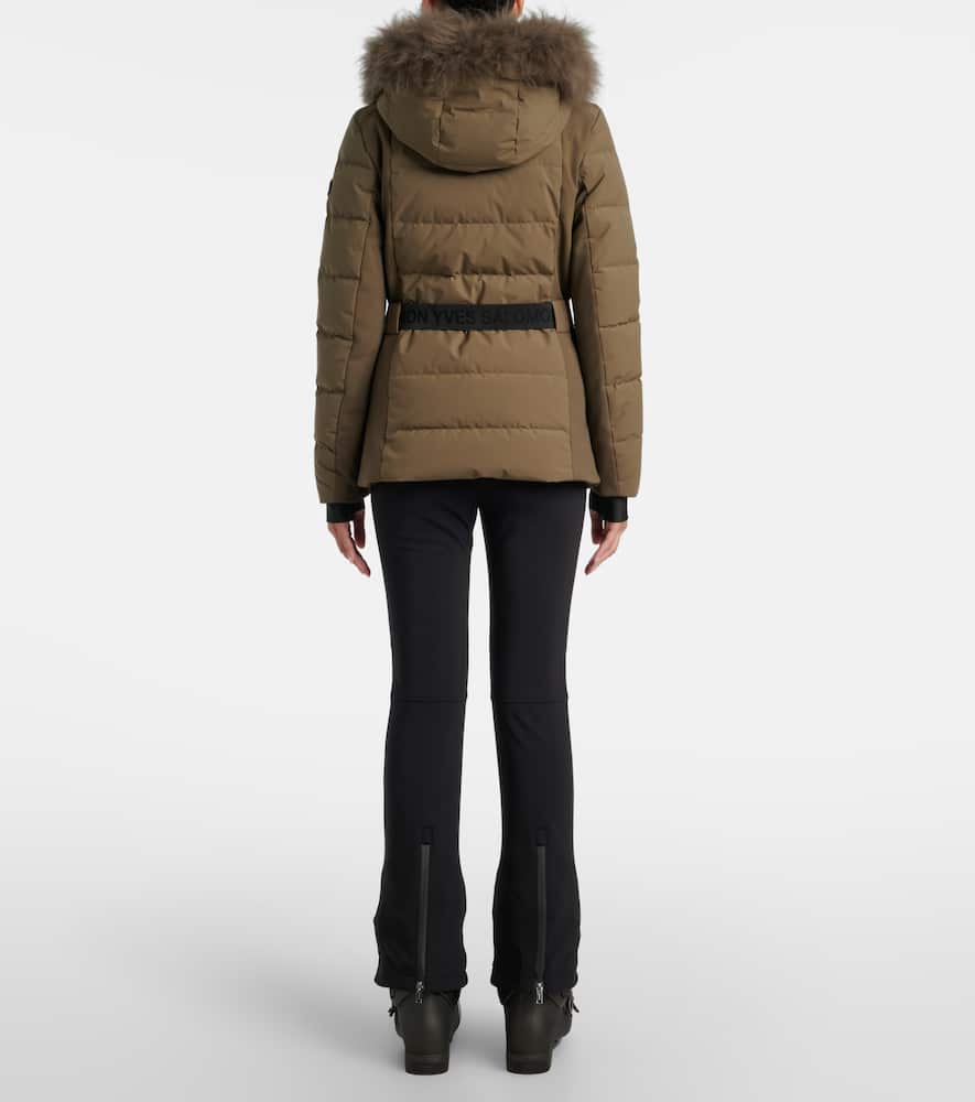 Doudoune 64cm belted down jacket