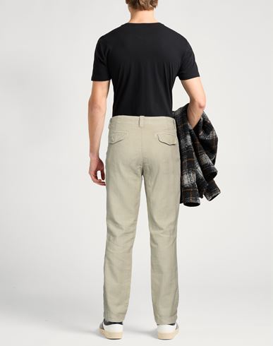 Bikkembergs Man Pants Sage green Size 38 Cotton, Linen