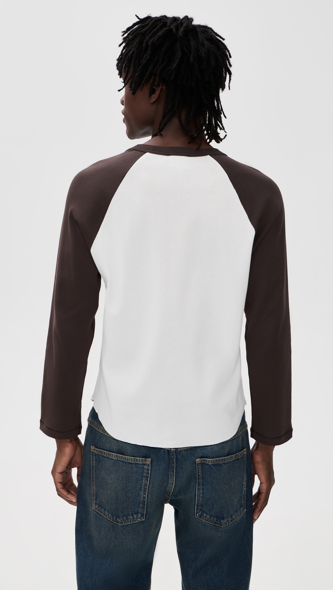 A. P.C. Raglan Long Sleeve Tee Bld Beige/Brown