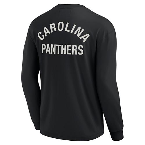 Unisex Black Carolina Panthers Super Soft Long Sleeve T-Shirt