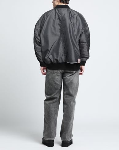 Man Jacket Charcoal Size 38 Polyamide