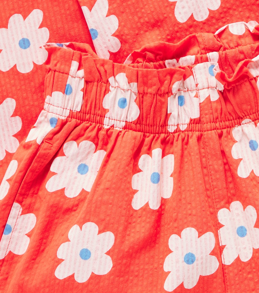 Jellymallow Floral cotton wide-leg pants