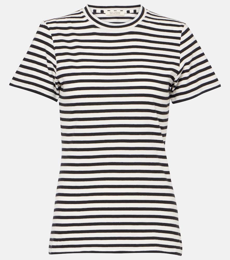 Nili Lotan Susana striped cotton jersey T-shirt