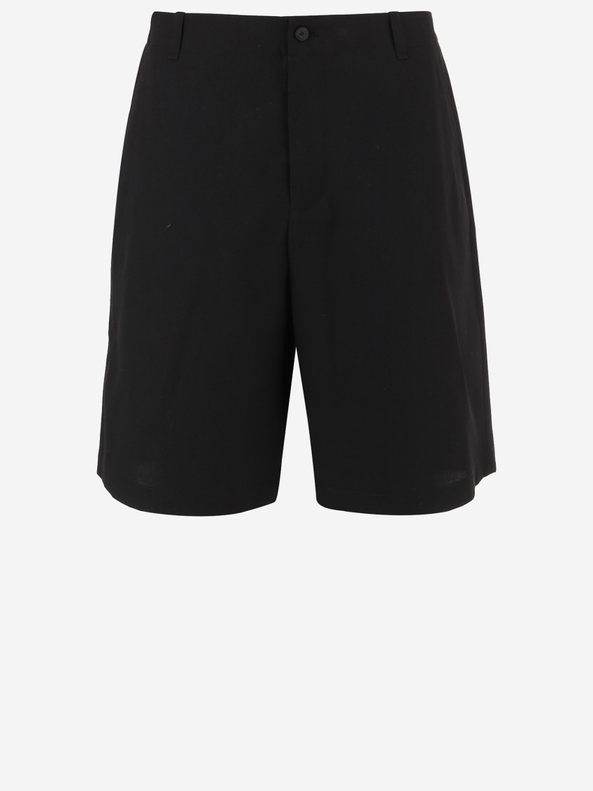 Button Welt-pocket Shorts