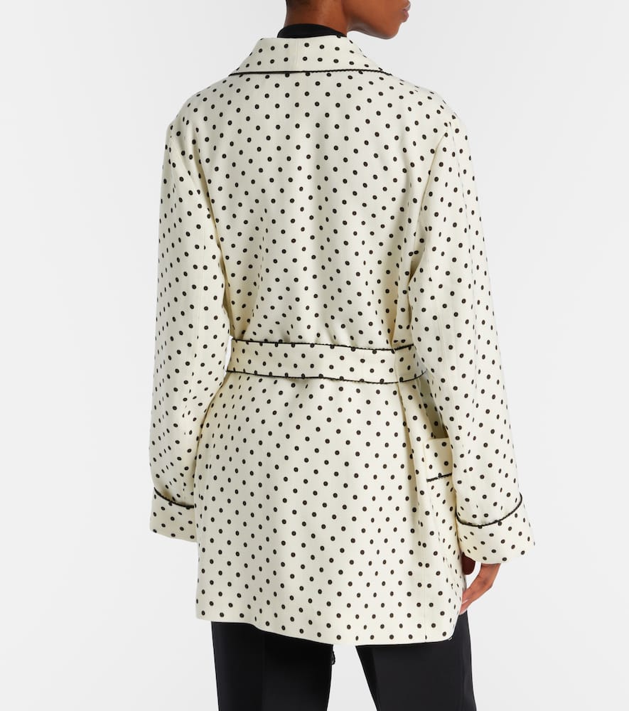 Plus De Pois belted jacket