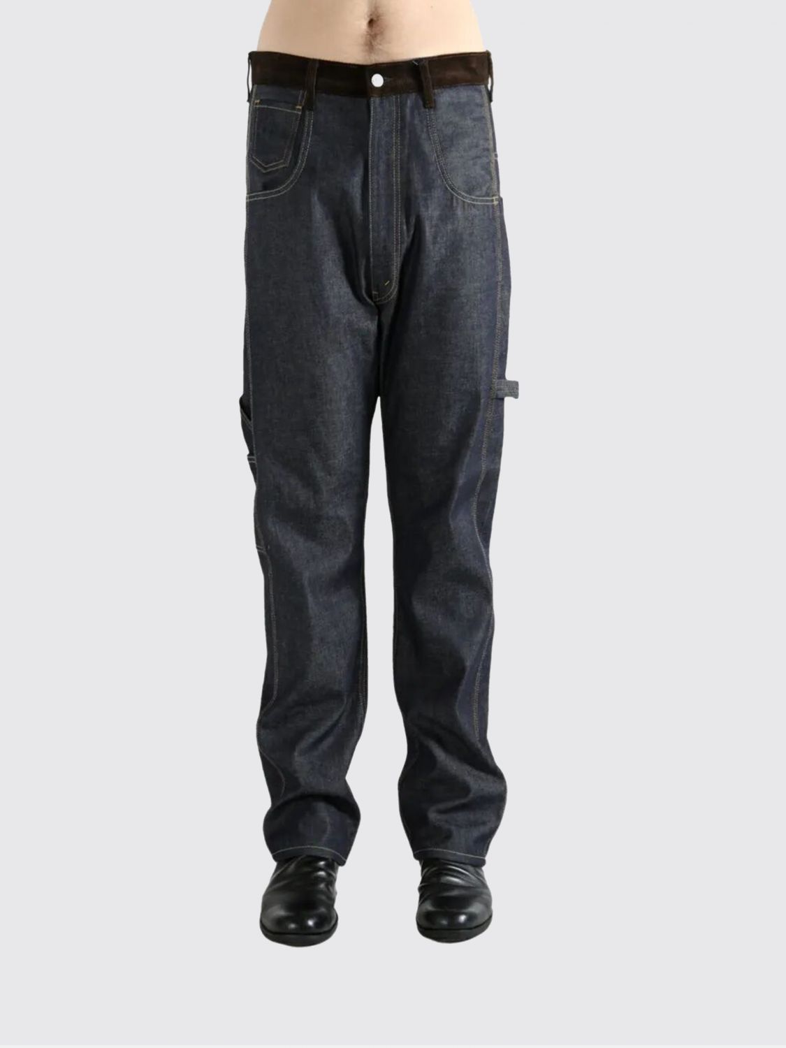 Jeans Men color Brown