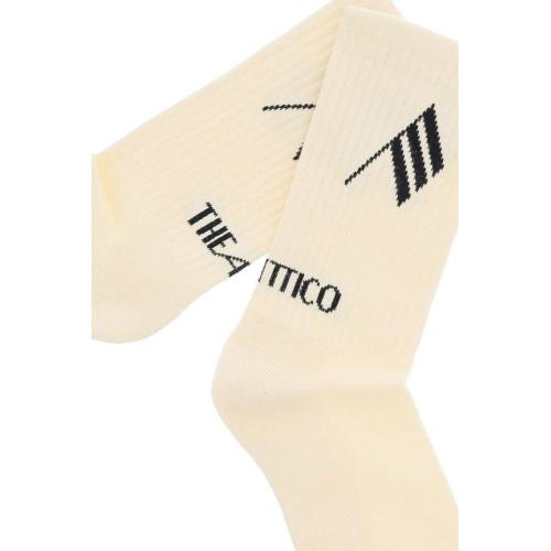The Attico 아티코 로고 쇼츠 스포츠 양말 231WAK01C030 020 M0230032397