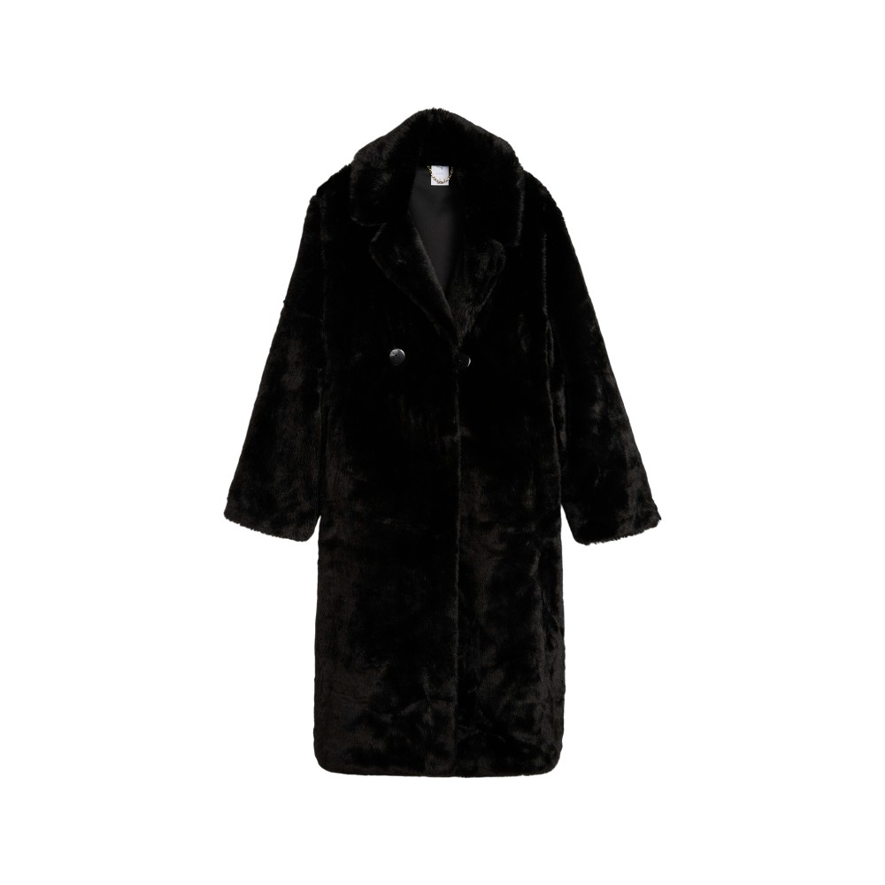 X ASAP ROCKY Flacko Fur Button Up Coat