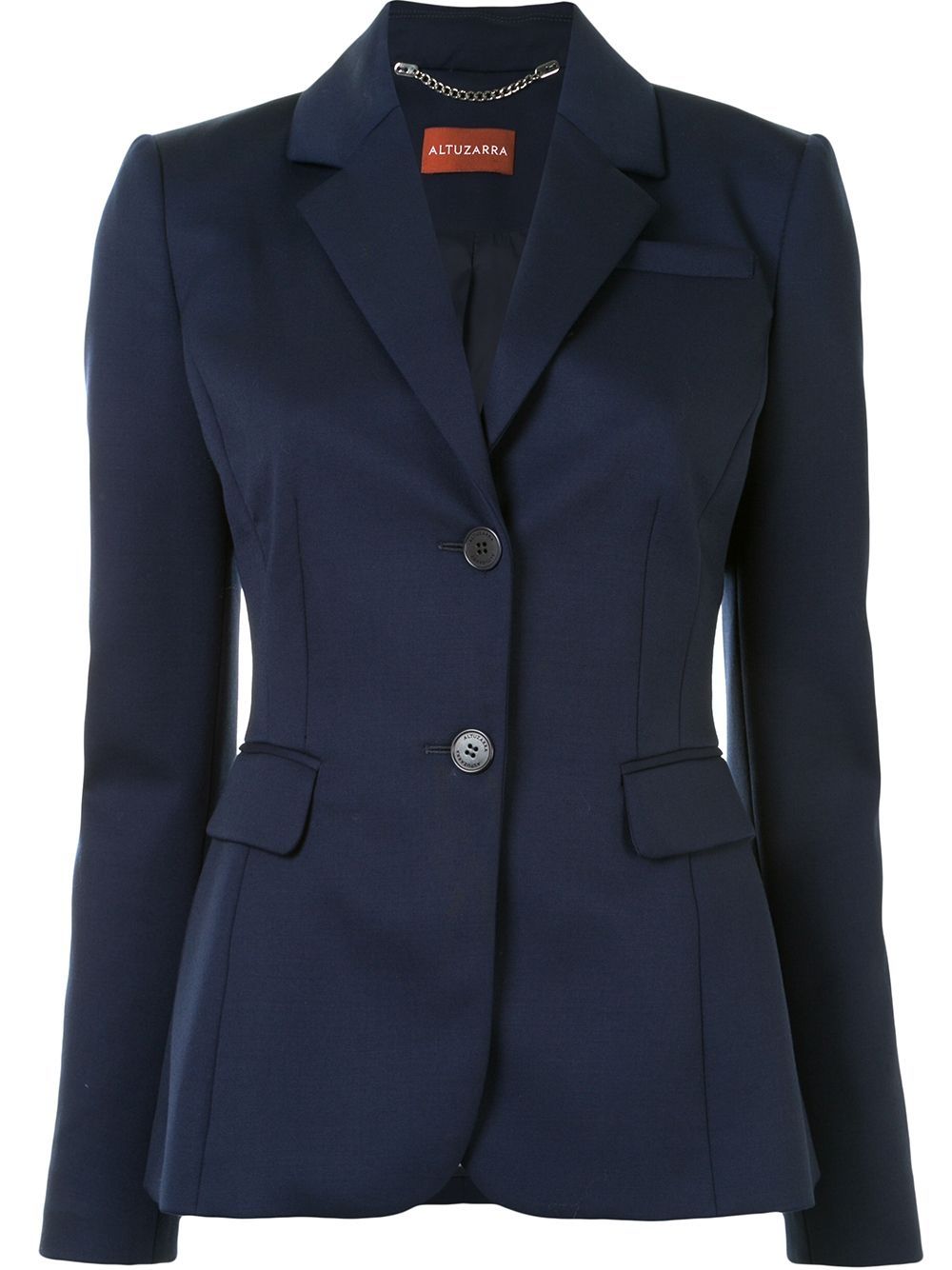 Fenice single-breasted wool blazer - Blue