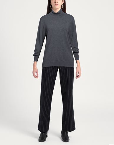 Woman Turtleneck Grey Size 10 Cashmere