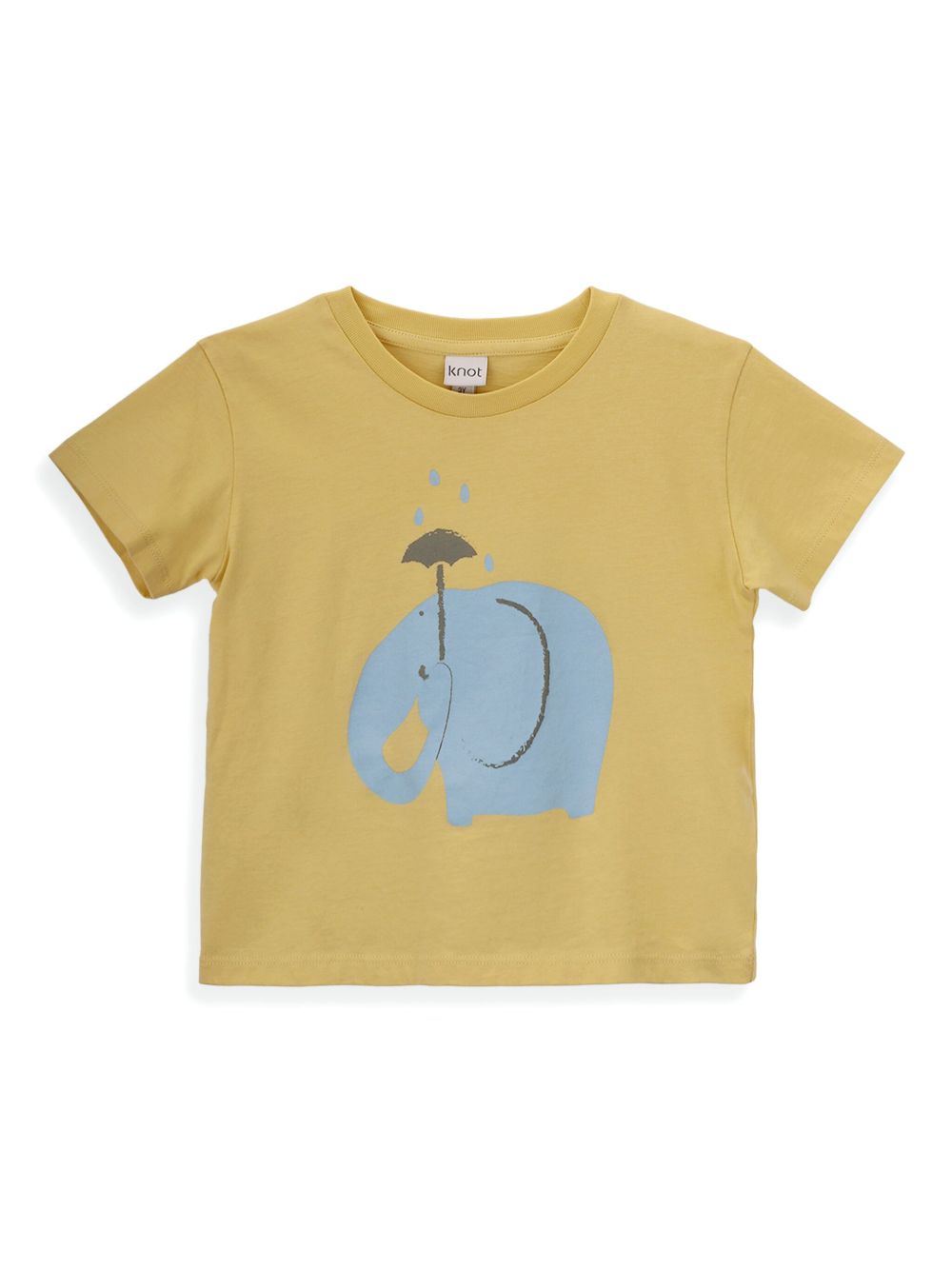 Knot elephant t-shirt - Yellow